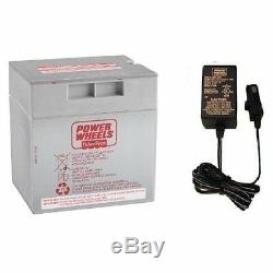 12 volt battery and charger for power wheels
