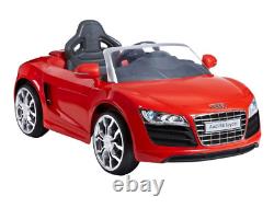 12V AUDI R8 Spyder Battery Operated SUV Ride On Car Red White