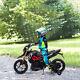 12v Aprilia Licensed Kids Ride On Motorcycle, 4-wheel Electric Dirt Bike With