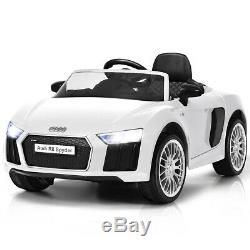 12V Audi R8 Spyder Licensed Electric Kids Ride On Car R/C Suspension MP3 Lights