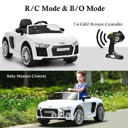 12V Audi R8 Spyder Licensed Electric Kids Ride On Car R/C Suspension MP3 Lights