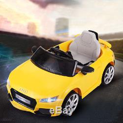12V Audi TT Electric Kids Ride On Car MP3 LED Lights RC Remote Control Licensed