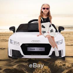 12V Audi TT Electric Kids Ride On Car MP3 LED Lights Remote Control Licensed WH