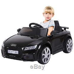 12V Audi TT RS Electric Kids Ride On Car Licensed R/C Remote Control MP3 Black