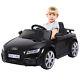12v Audi Tt Rs Electric Kids Ride On Car Licensed R/c Remote Control Mp3 Black
