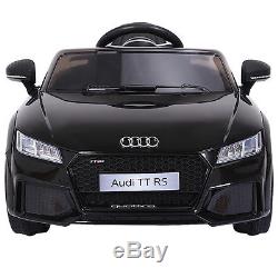 12V Audi TT RS Electric Kids Ride On Car Licensed R/C Remote Control MP3 Black