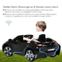 12V BMW I8 Power Electric Kid Ride on Car 4 Speed Full Suspension with RC MP3 BLK
