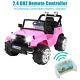 12v Battery 3 Speed Kids Ride On Cars Electric Power With Remote Control Mp3 Pink