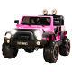 12v Battery Kids Ride On Cars Electric Power 4 Speed Pink With Remote Control