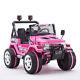12v Battery Kids Ride On Cars Toy Power Remote Control Usb 12v Electric Pink
