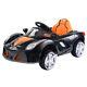 12v Battery Powered Kids Ride On Car Rc Remote Control With Led Lights Music Black
