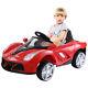12v Battery Powered Kids Ride On Car Rc Remote Control With Led Lights Music Red