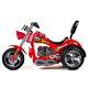12v Battery Powered Kids Ride On Toy Chopper Motorcycle Car 3 Wheels Red