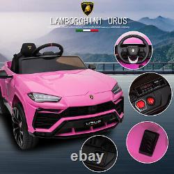 12V Battery Powered Lamborghini Electric Kids Ride On Car Remote Control Pink