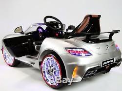 12V Battery Powered Wheels Mercedes SLS AMG LCD Screen With R/C Ride On Car Toy
