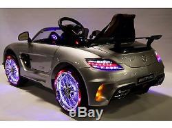12V Battery Powered Wheels R/C Mercedes SLS AMG Ride On Car Toy Boys And Girls