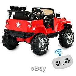 12V Electric Battery Kids Ride on Car Toys Truck LED MP3 With Remote Control Red
