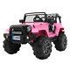 12v Electric Battery Kids Ride On Car Truck Toy Led Music Remote Control Pink