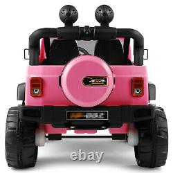 12V Electric Battery Kids Ride on Truck Car Toy MP3 Remote Waterproof Cover Pink