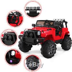 12V Electric Car Kids Ride On Truck Car Battery Power withMP3 Remote Control Red