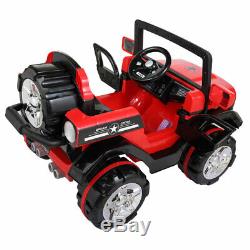 12V Electric Car Kids Ride On Truck SUV Style Remote Control withLED, MP3
