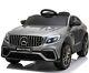 12v Electric Car Mercedes Glc Ride On Toy With Remote Control Lights Mp3 Grey