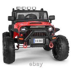 12V Electric Jeep Kids Ride on Truck Car Toy Auto Return Spring Suspension RedRC