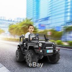 12V Electric Kid Ride on Car Truck Jeep Multifunction Music Light Remote Control