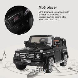 12V Electric Kids Mercedes Benz G55 Ride On Toy Car Baked Varnish 4 Speed with MP3
