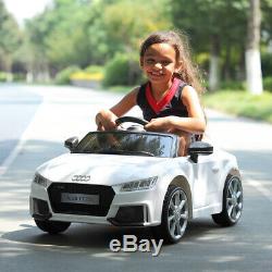 12V Electric Kids Ride On Car Licensed MP3 LED Lights RC Remote Control White
