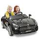 12v Electric Kids Ride On Car Mercedes Benz Licensed Mp3 Rc Remote Control Black