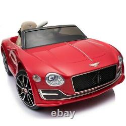 12V Electric Kids Ride On Car Truck Toy Remote Control LED MP3 For Bentley