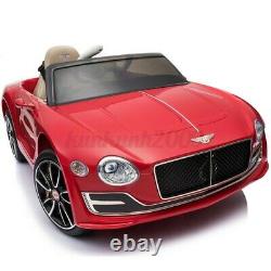 12V Electric Kids Ride On Car Truck Toy Remote Control LED MP3 For Bentley exp12