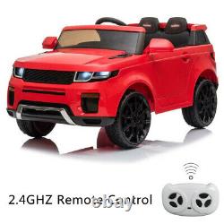 12V Electric Kids Ride On Car Truck Toy withRemote Control for 3 to 8 Years Red