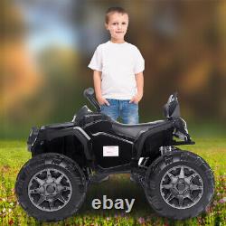 12V Electric Kids Ride on Toy Car c 4-Wheeler ATV Quad LED Headlights Music Horn