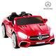 12v Electric Powered Kids Ride On Toy Car Wheel Withrc Licensed Mercedes Sl65 Red