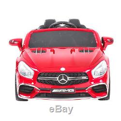 12V Electric Powered Kids Ride On Toy Car Wheel withRC Licensed Mercedes SL65 Red