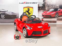 12V Ferrari LaFerrari Kids Electric Ride On Car with MP3 and Remote Control Red