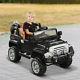 12v Jeep Style Electric Kids Ride On Car Truck Mp3 Lights Withremote Control Black