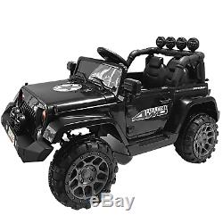 12V Jeep Style Electric Kids Ride On Car with Remote control, Facelift Grille