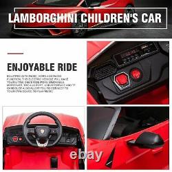 12V Kid Ride on Car with 2.4Ghz Remote Control Licensed Lamborghini Rechargeable