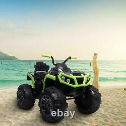 12V Kids ATV Ride On Car Toys Battery Powered 4 Wheel, 2 Speed, LED Light, Music