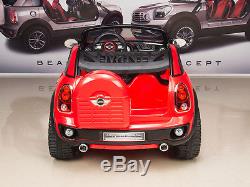 12V Kids Battery Operated Ride On Car with RC Remote Control Red MINI Beachcomber