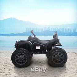 12V Kids Electric ATV Ride-On Toy with 2 Speeds, LED Lights, Sounds