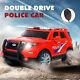 12v Kids Police Car Ride On Suv Cars Electric Light Sirens Usb Aux Red