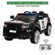 12v Kids Police Ride On Car Electric Cars 2.4g Remote Control Led Flashing Light