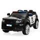 12v Kids Police Ride-on Suv Car Toys With 3 Speeds, Lights, Aux, Sirens, Remote