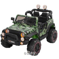 12V Kids Powered Ride on Car Electric Battery Wheel Remote Control 4 Speed Green