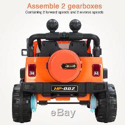 12V Kids Powered Ride on Cars Electric Battery Wheel 4 Speed withRemote Control