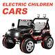 12v Kids Powered Ride On Cars Electric Battery Wheel Remote Control Usb Black